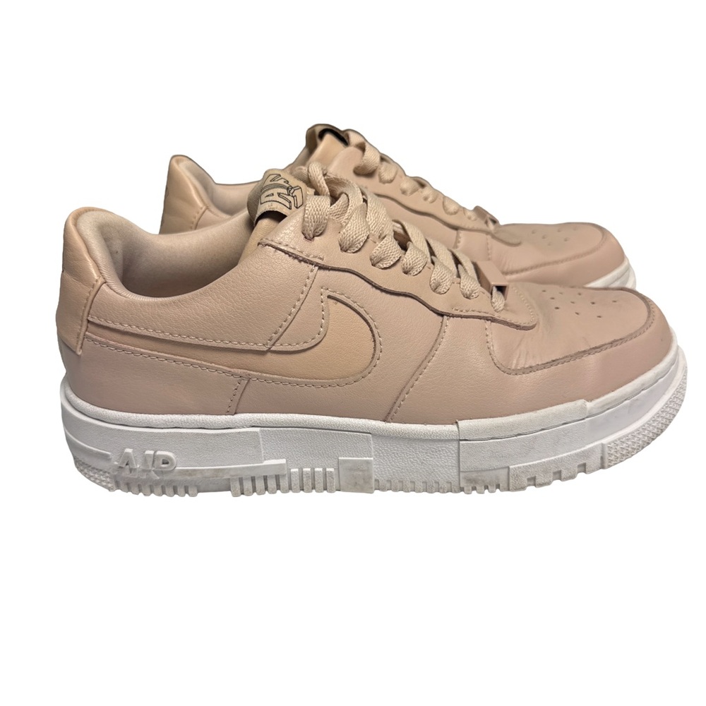 Nike Air Force 1 Pixel Sneaker – Women’s Size 7.5 – Beige / Nude